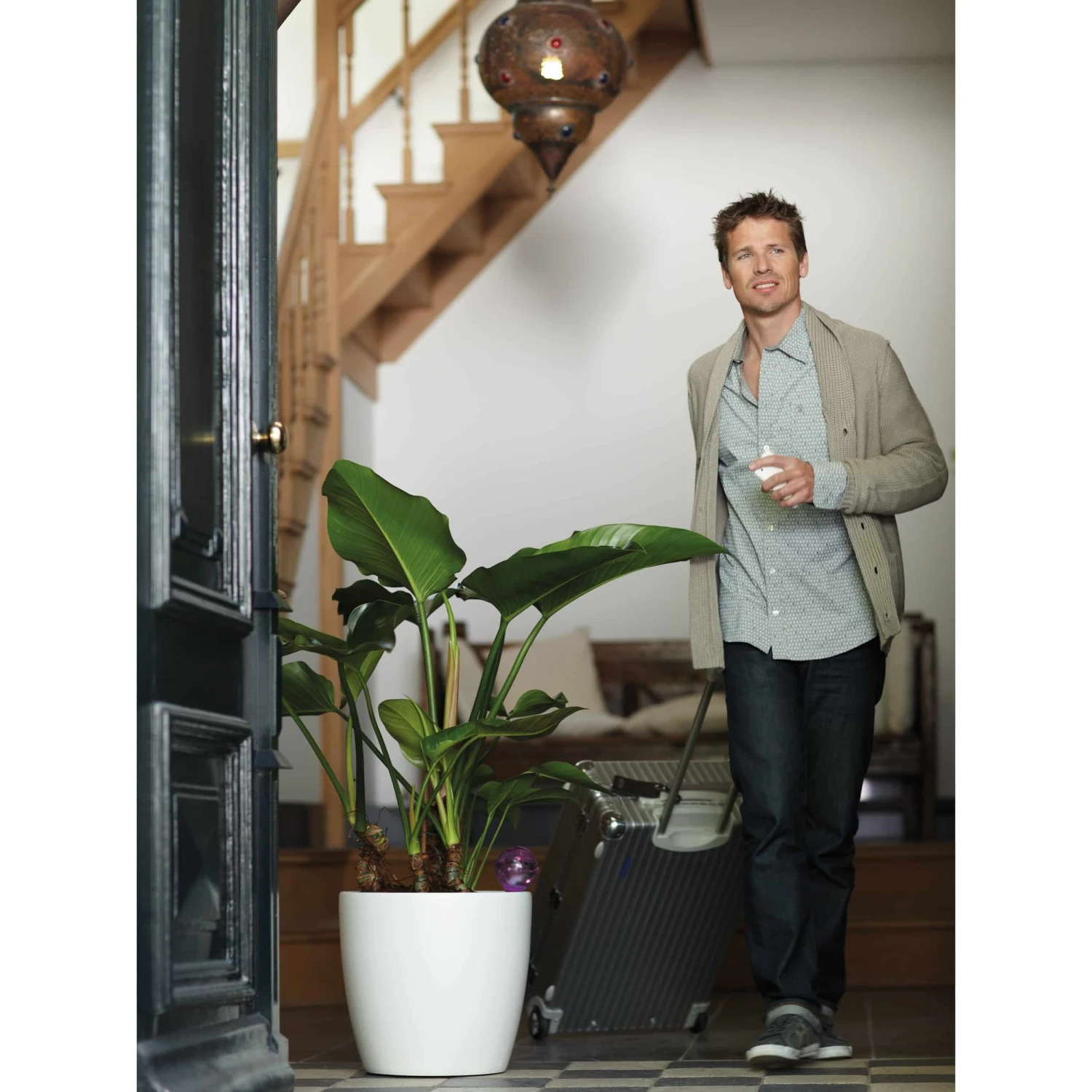 Elho Wasserspender Set Aqua Care Aubergine Auslaufmodell – Bild 3