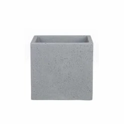 Pflanzgefäß C-Cube L30cm Steingrau