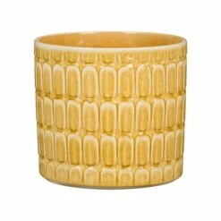 Keramik-Blumentopf Lagom D19 Cm Hellgelb